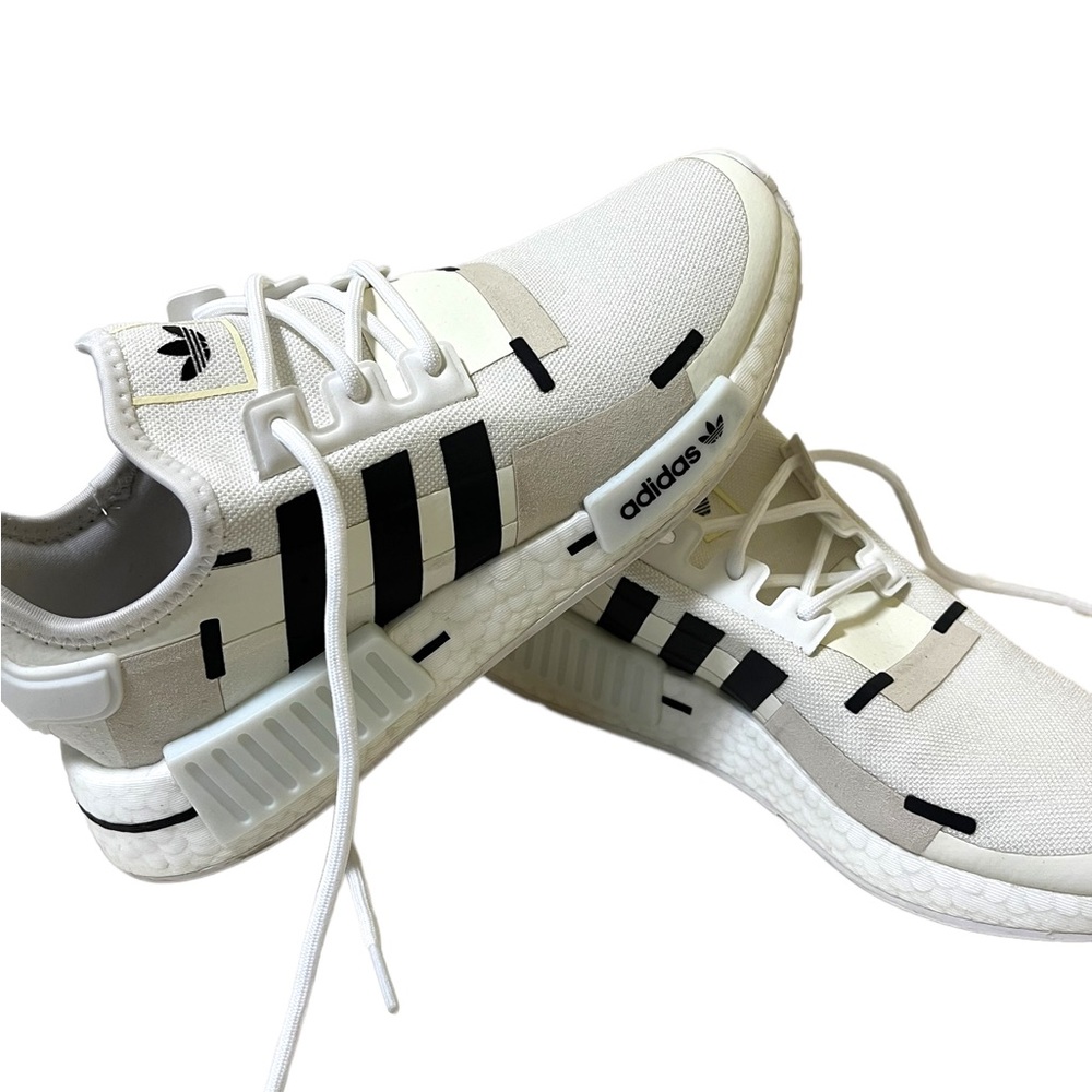 Cream and White Adidas NMD Womens Size 8